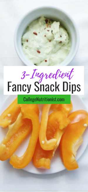 Three Ingredient Fancy Snack Dips