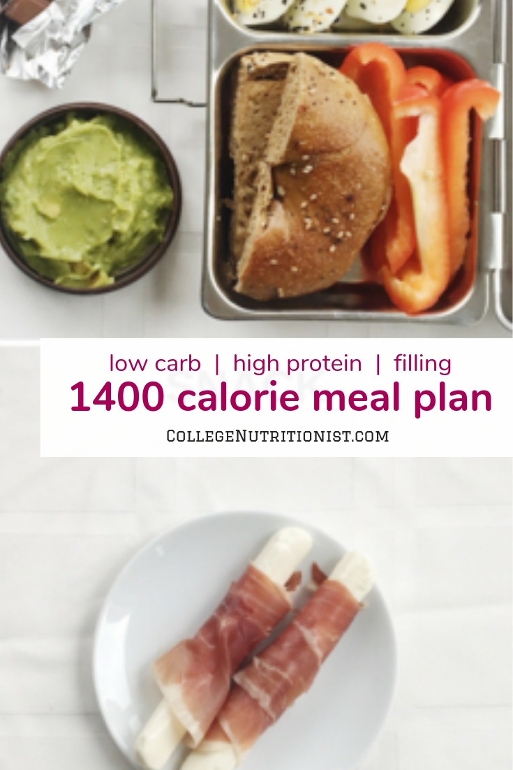 1400 Calorie Low Carb, Filling Meal Plan with Pecans & Blue Cheese
