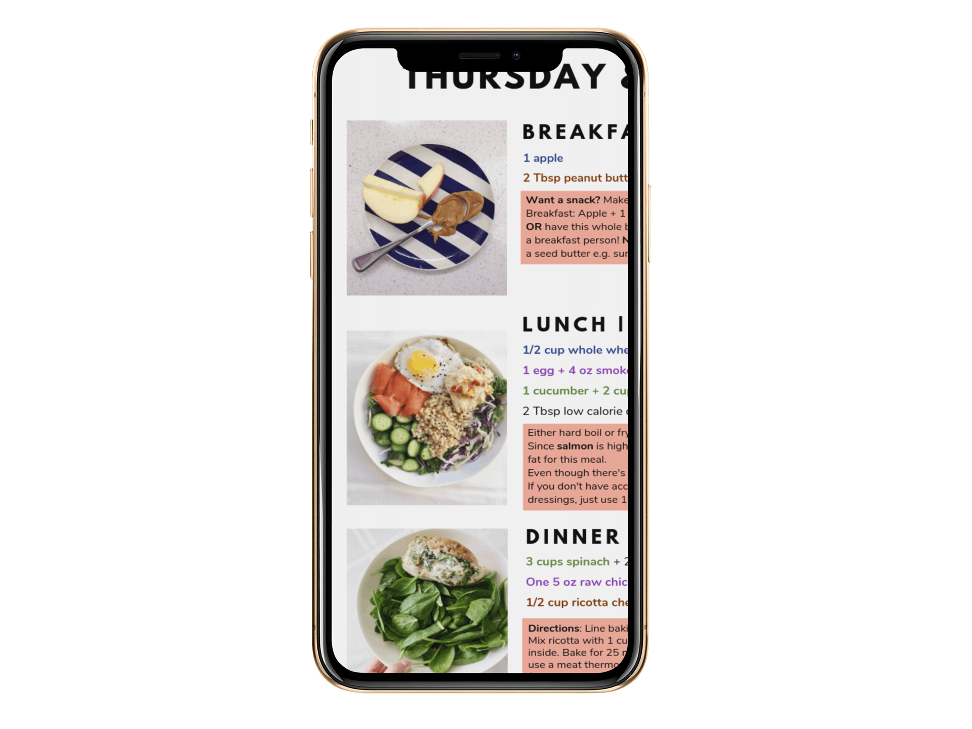 1-week meal plan