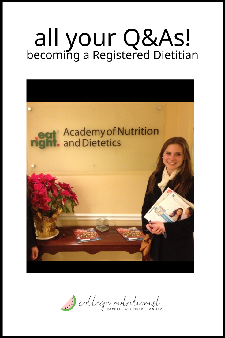 Q&A - Becoming a Dietitian & Careers in the Field
