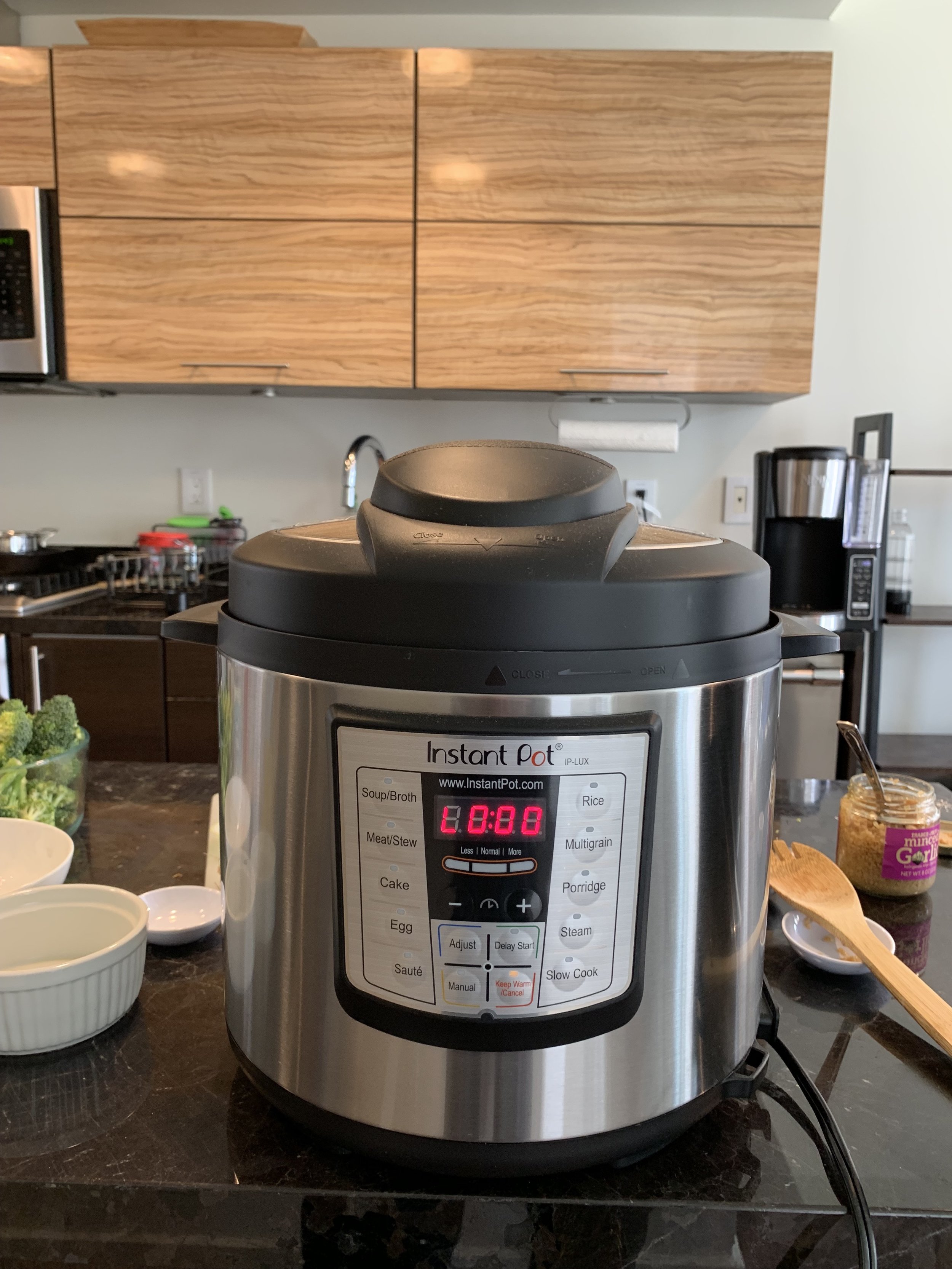 How to Use the Instant Pot: Once Instant Pot is Done it will stay on "warm"