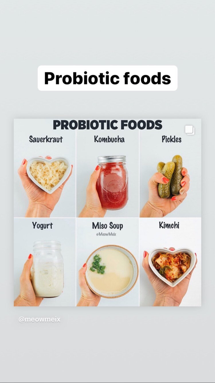 examples of probiotic foods