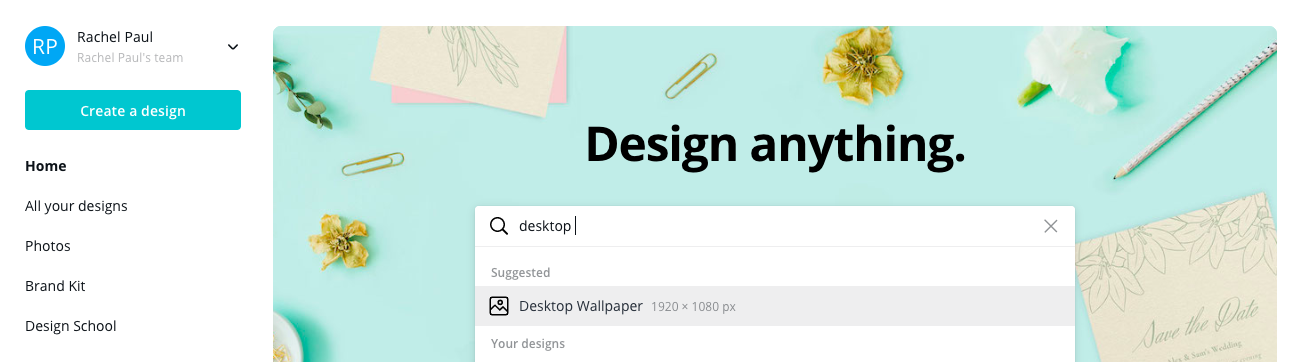 Search “desktop wallpaper”