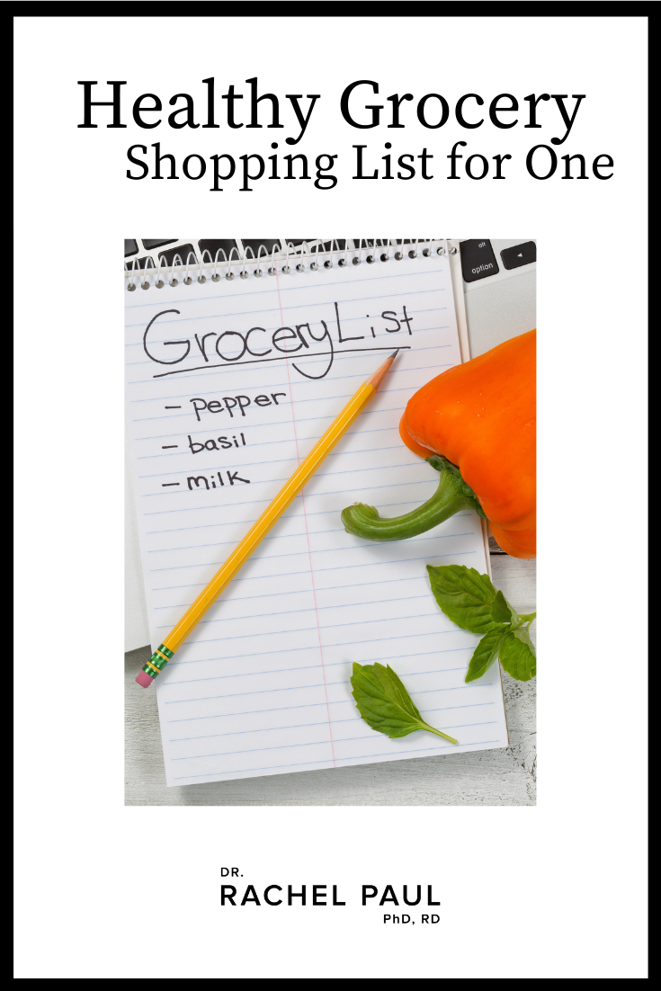 Healthy Grocery Shopping List For One