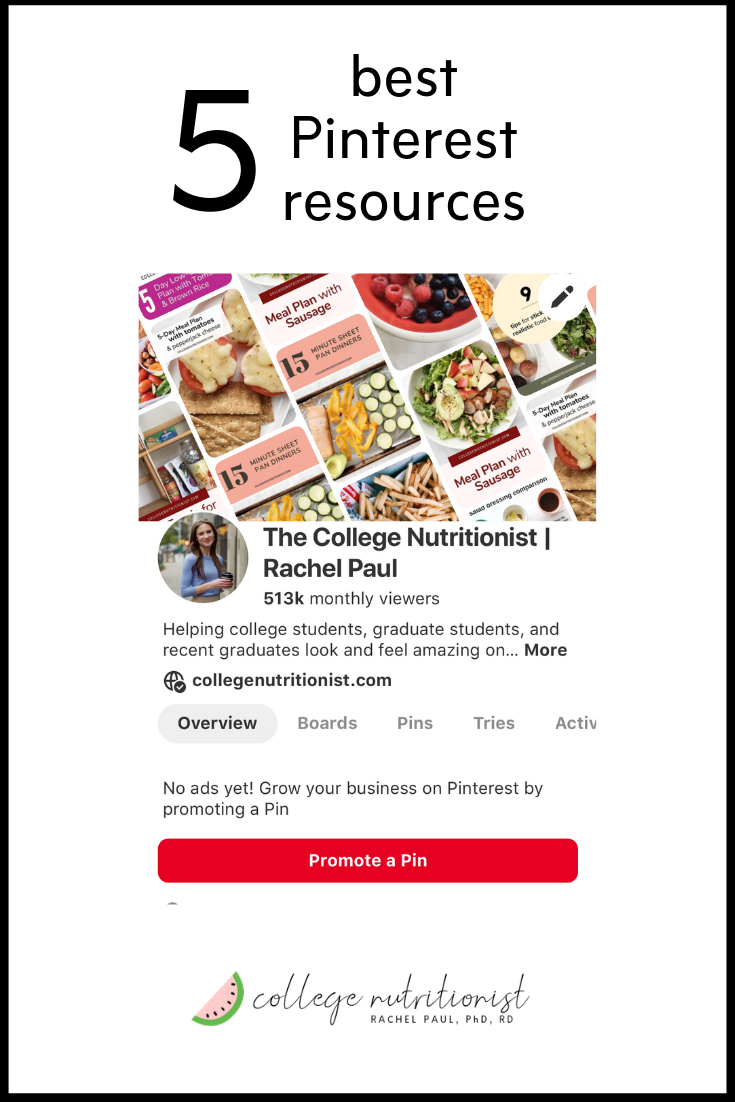 college nutritionist Pinterset resources.png