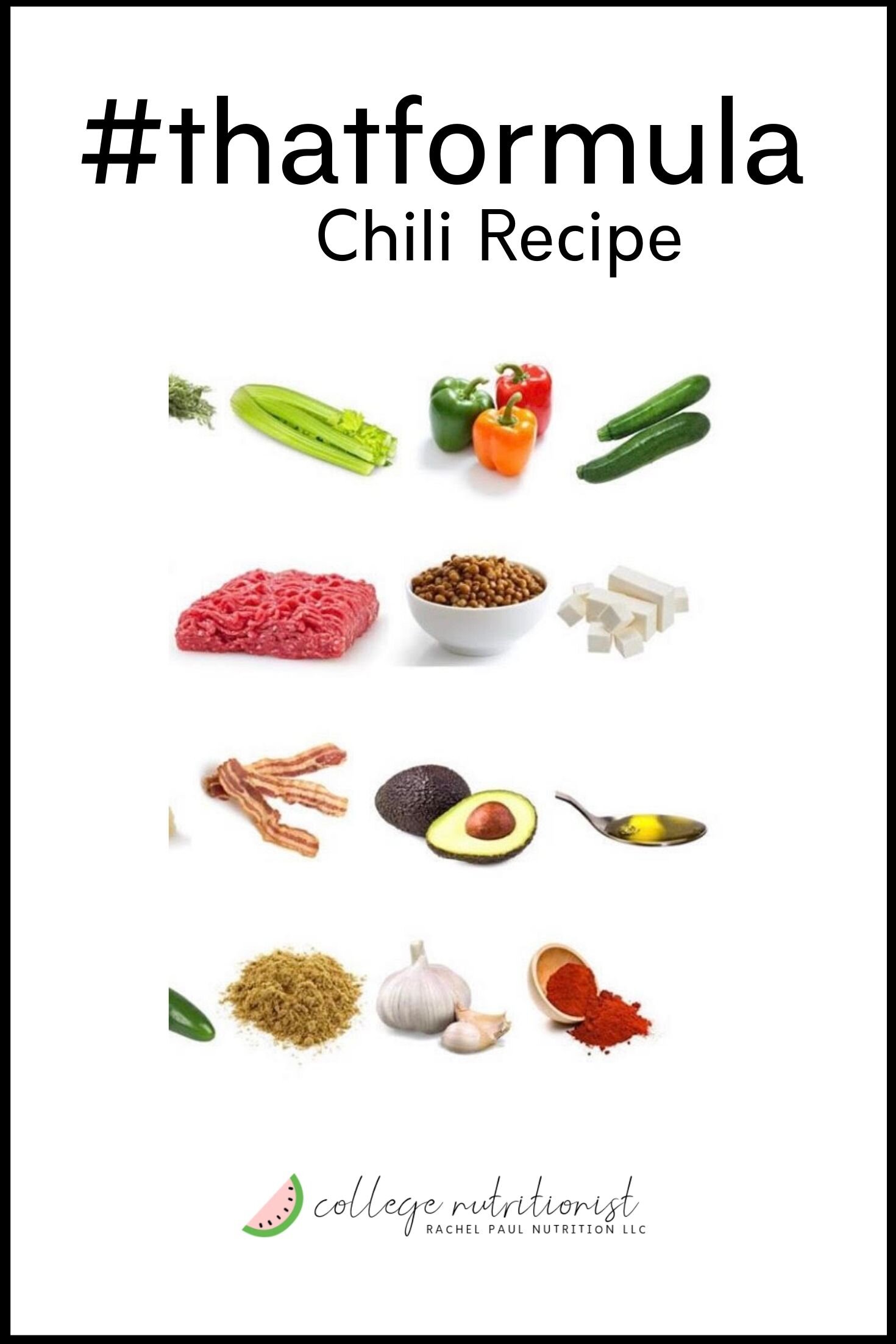 #thatformula Chili Recipes