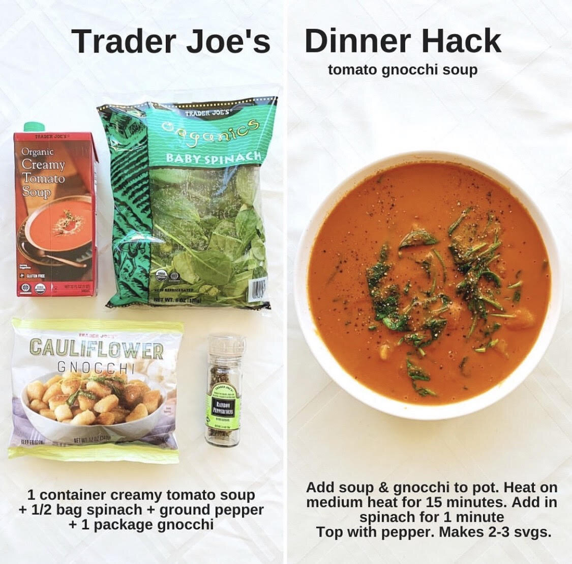 Trader Joe's Dinner Hacks Soups