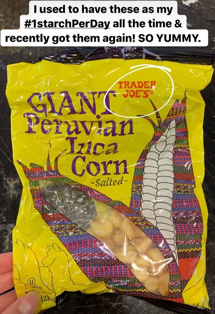Giant Peruvian corn Trader Joe's
