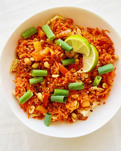 Carrot Zoodles Pad Thai