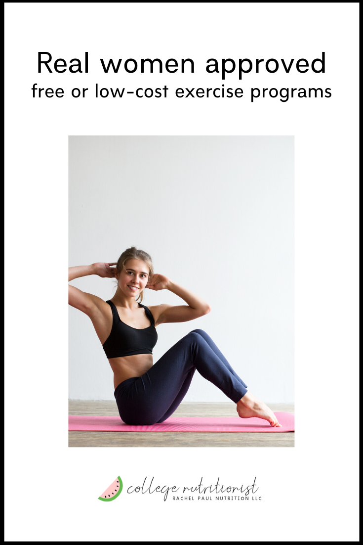 Real Women Approved! Free or Low Cost Exercise Programs