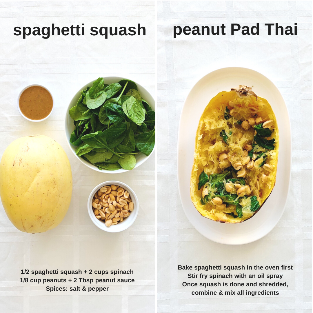 peanut pad thai Spaghetti Squash