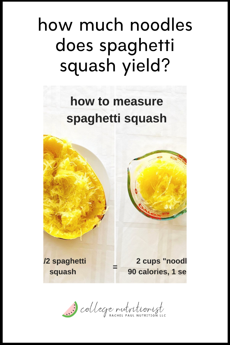 How Much Spaghetti Squash Does Half a Squash Yield?