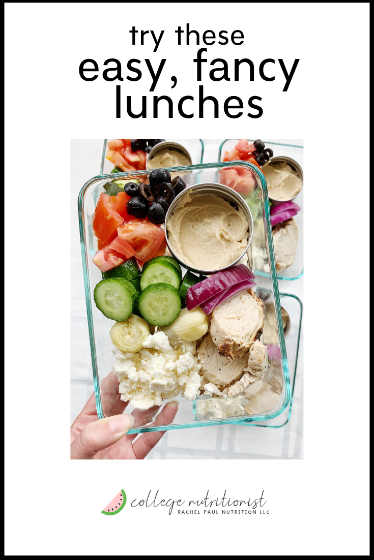 easy lunches college nutritionist