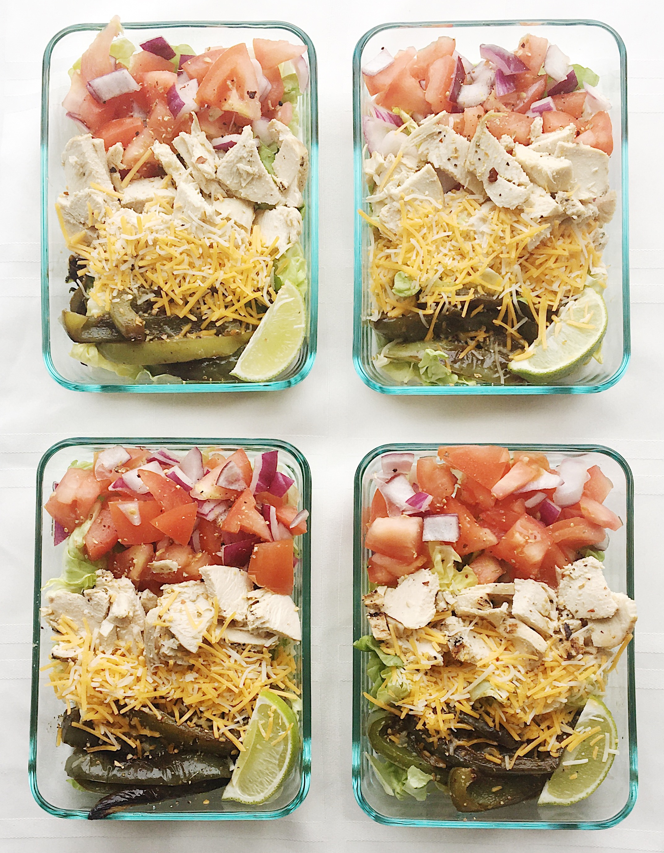 college nutritionist lunch - taco bowls